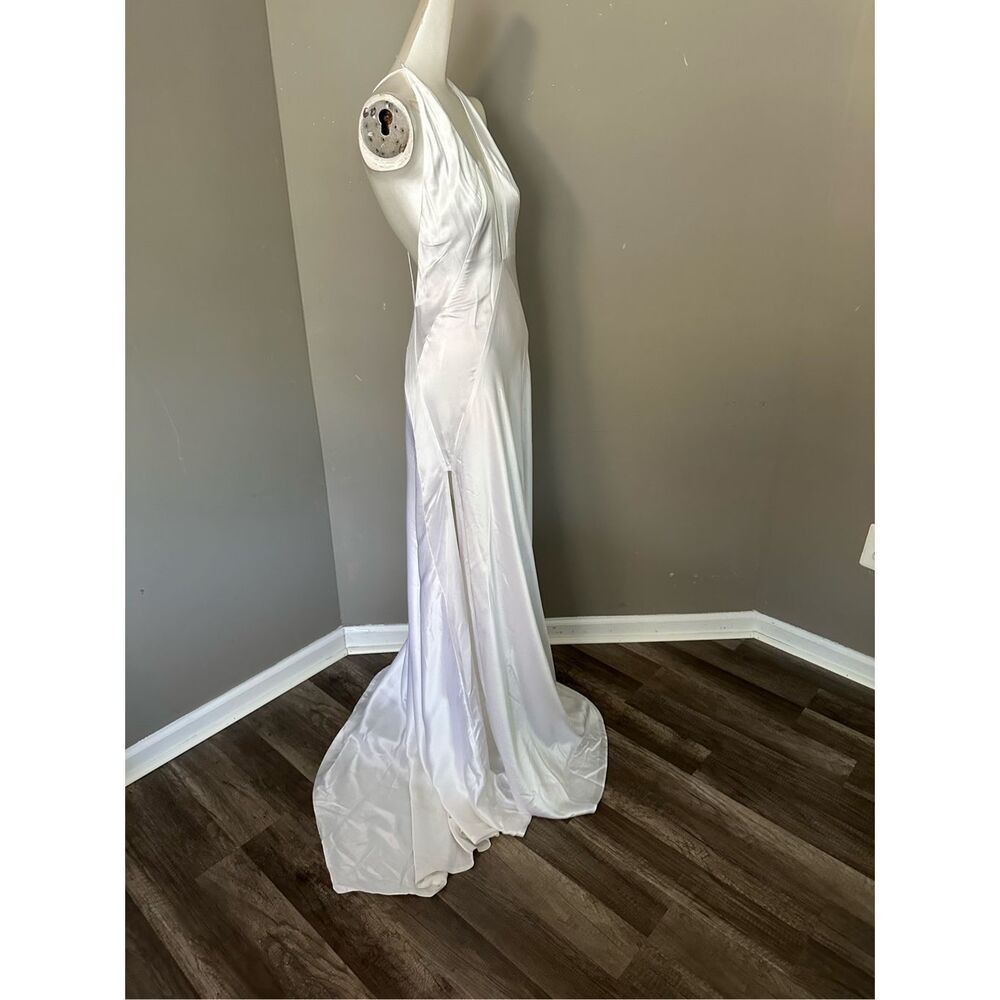MICHAEL LO SORDO Alexandra silk-satin gown Size US10 $1,190 - Picture 8 of 14